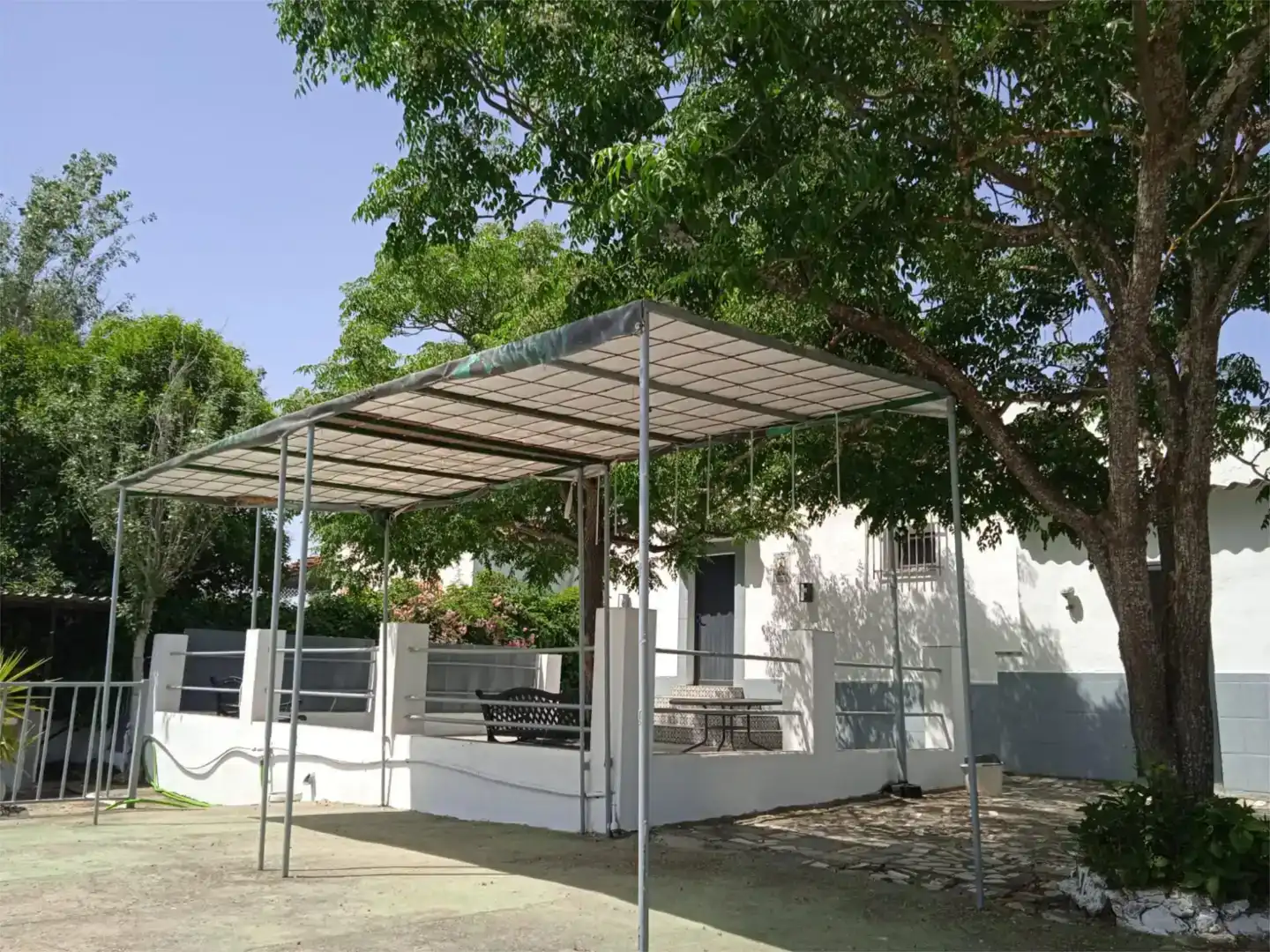 Terraza de Finca rústica en venta en Zafra con Jardín privado, Trastero y Piscina
