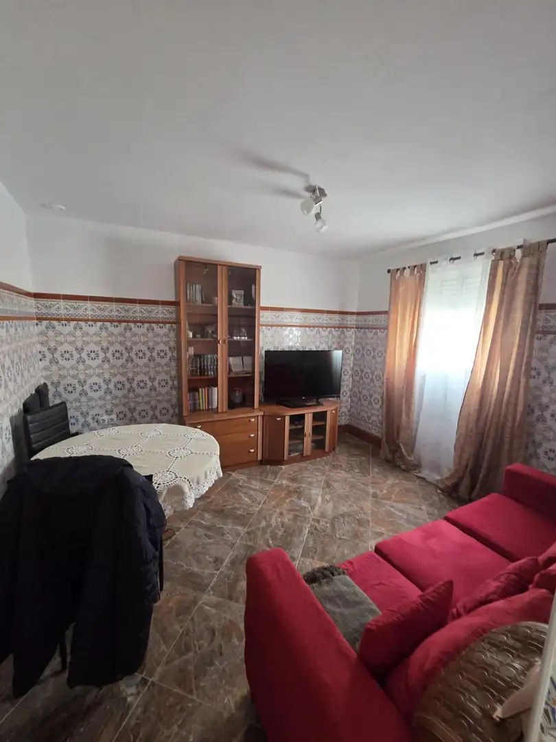 Sala d'estar de Casa adosada en venda en San Fernando