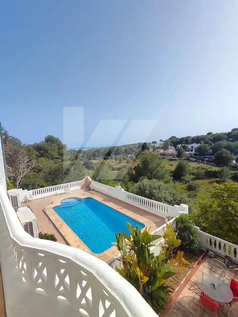 Piscina de Casa o chalet en venta en Moraira con Aire acondicionado, Calefacción y Jardín privado