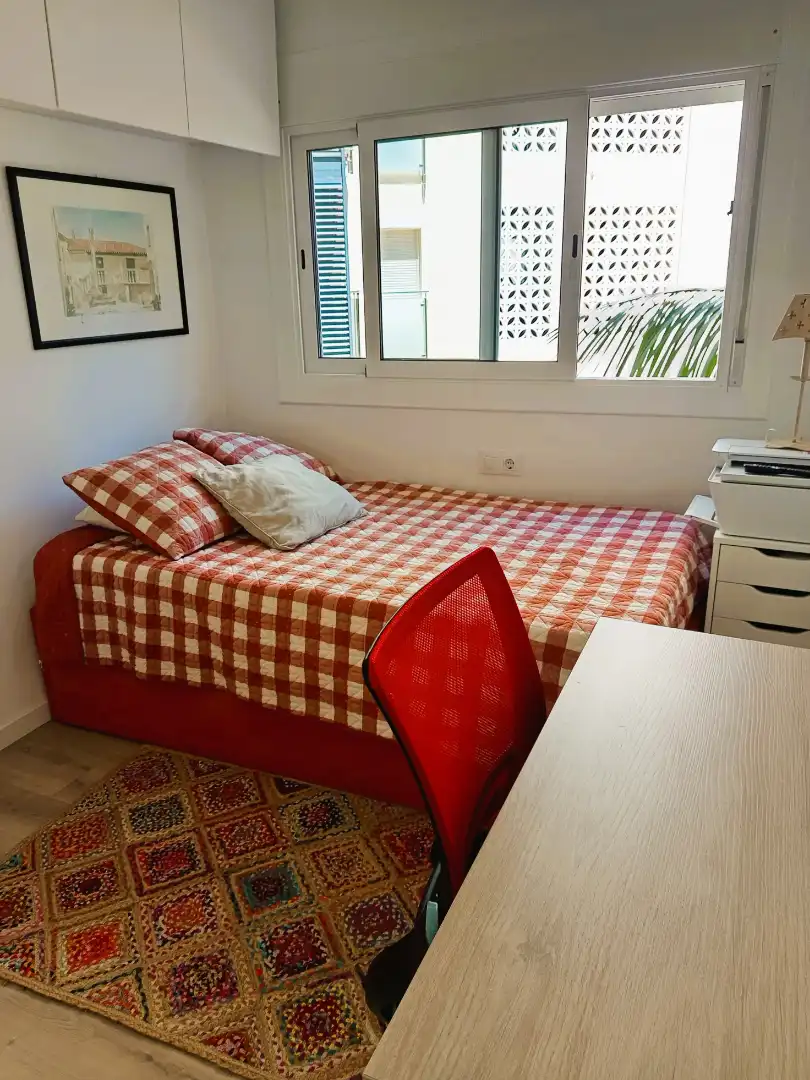 Bedroom of Apartments for rent in Sant Pol de Mar  with Air Conditioner, Parquet flooring and Terrace
