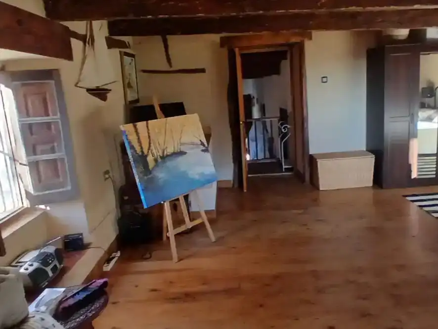 Living room of Flat for sale in Villardefrades  with Private garden and Furnished