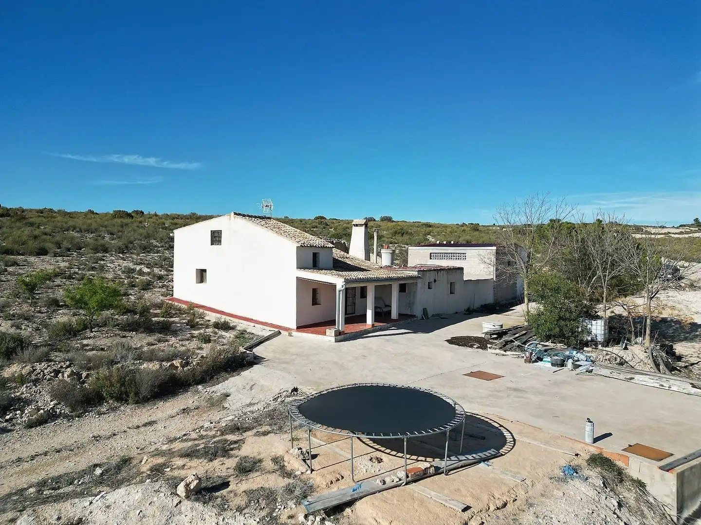 Vista exterior de Finca rústica en venta en Caudete con Terraza