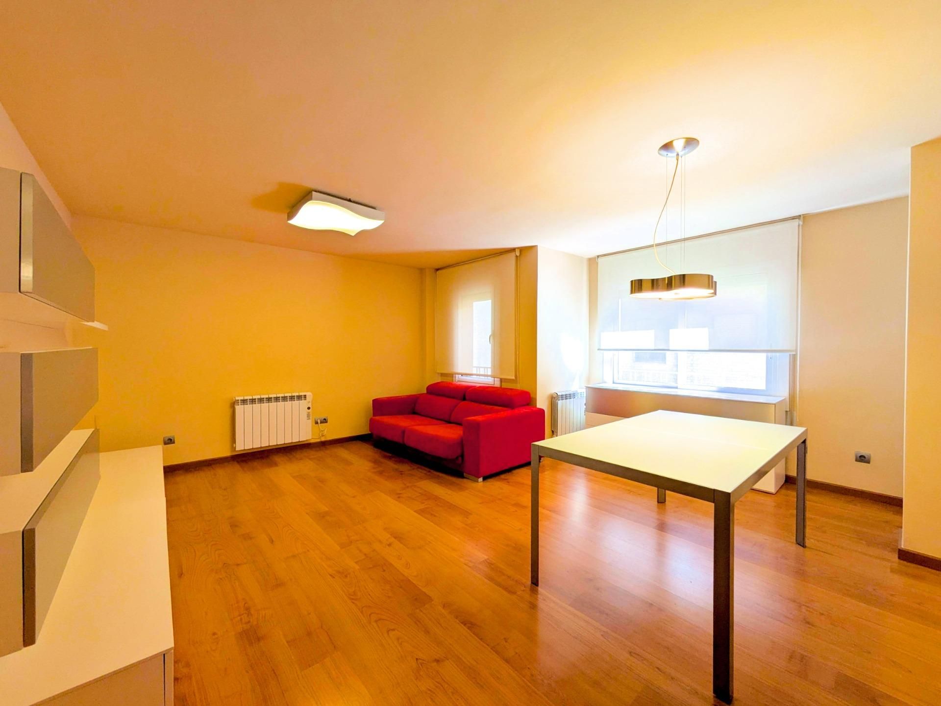 Living room of Flat for sale in Roquetes  with Heating, Parquet flooring and Storage room