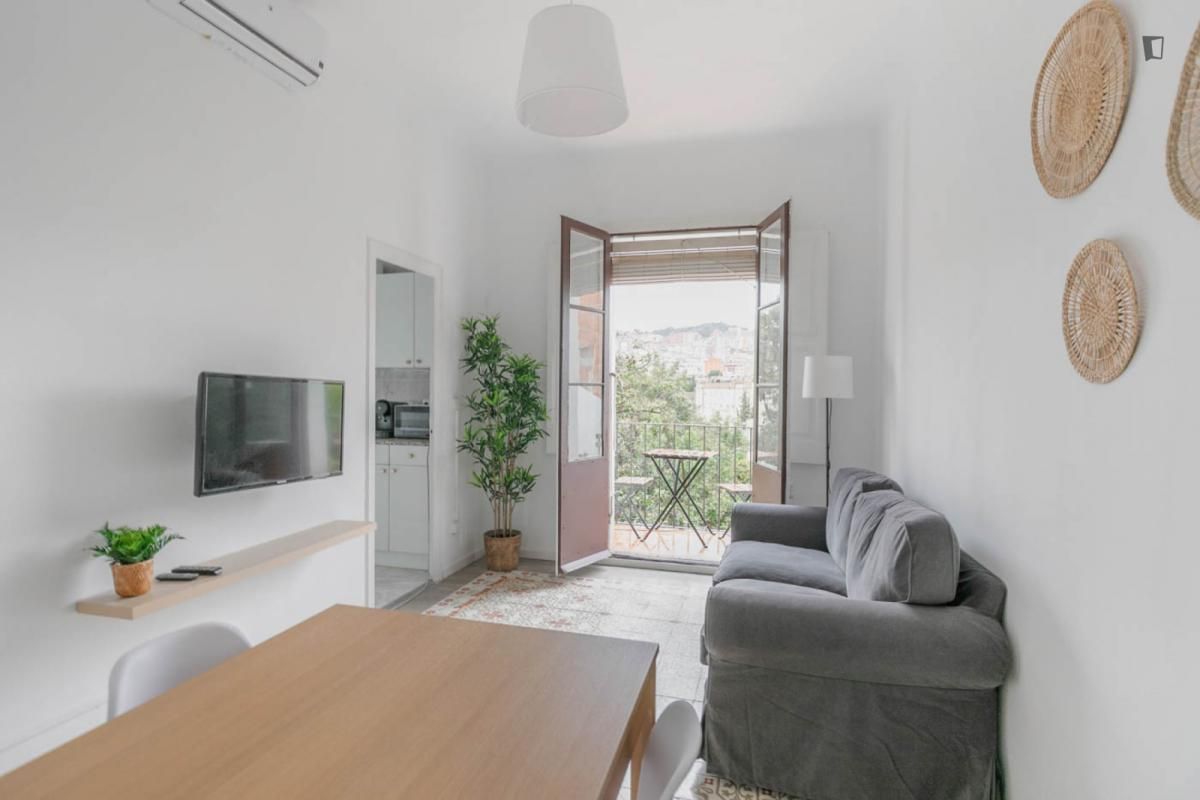 Living room of Apartment to rent in  Barcelona Capital  with Furnished, Oven and Washing machine