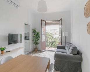 Sala d'estar de Apartament de lloguer en  Barcelona Capital amb Moblat, Forn i Rentadora