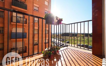 Balcony of Flat for sale in Terrassa  with Heating, Terrace and Balcony