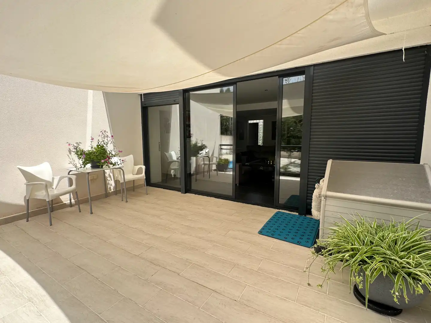 Terraza de Casa o chalet en venta en Alicante / Alacant con Aire acondicionado, Jardín privado y Terraza