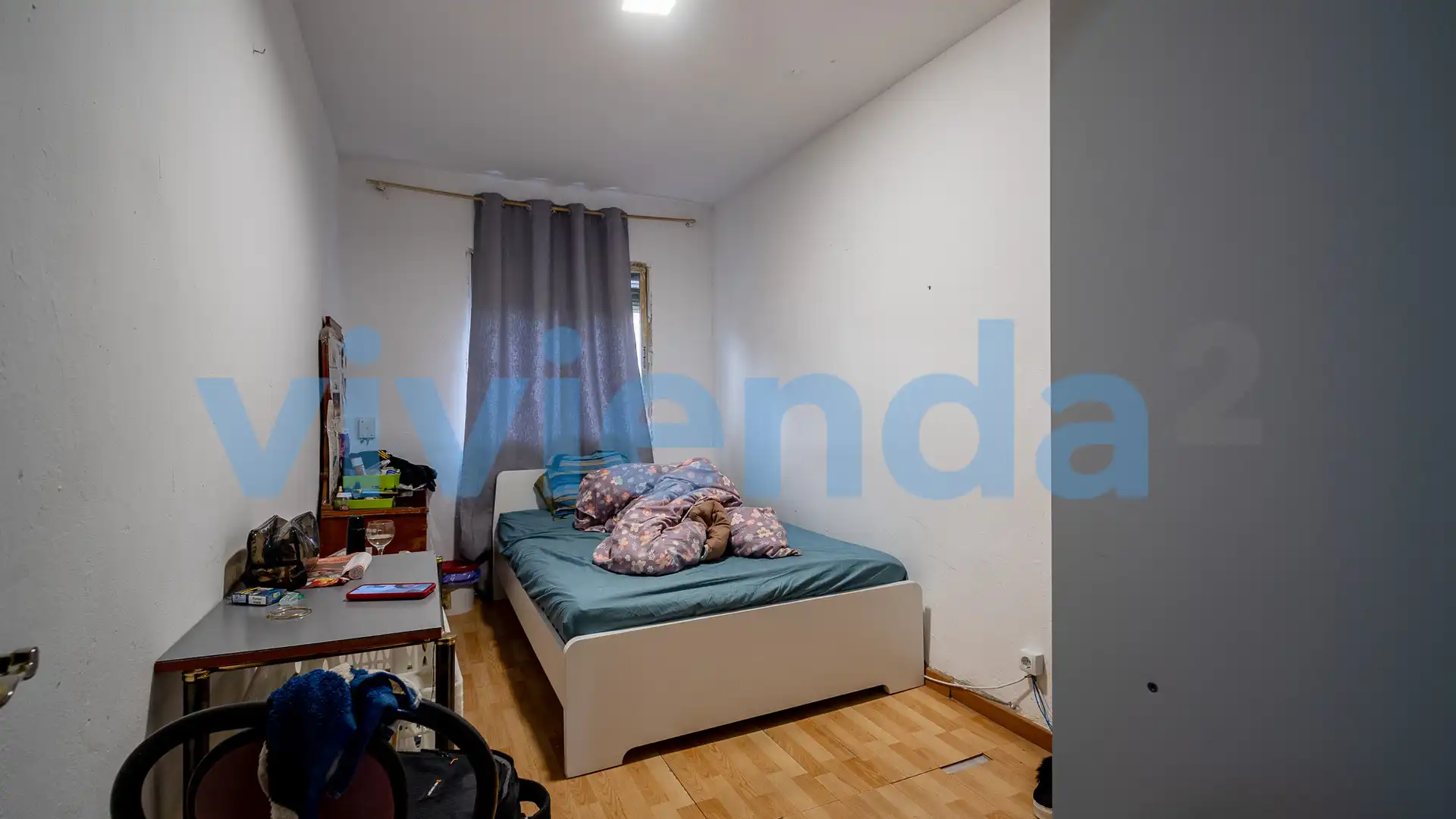 Bedroom of Flat for sale in  Madrid Capital  with Balcony