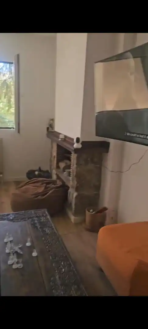 Sala d'estar de Apartament per a compartir en Collado Villalba amb Moblat, Microones i Balcó