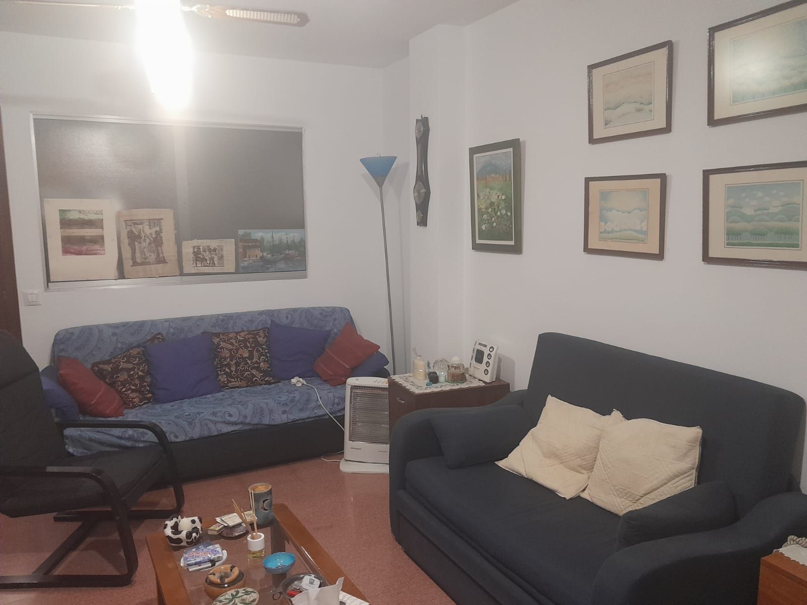 Living room of Apartment for sale in  Lleida Capital  with Furnished, Oven and Balcony
