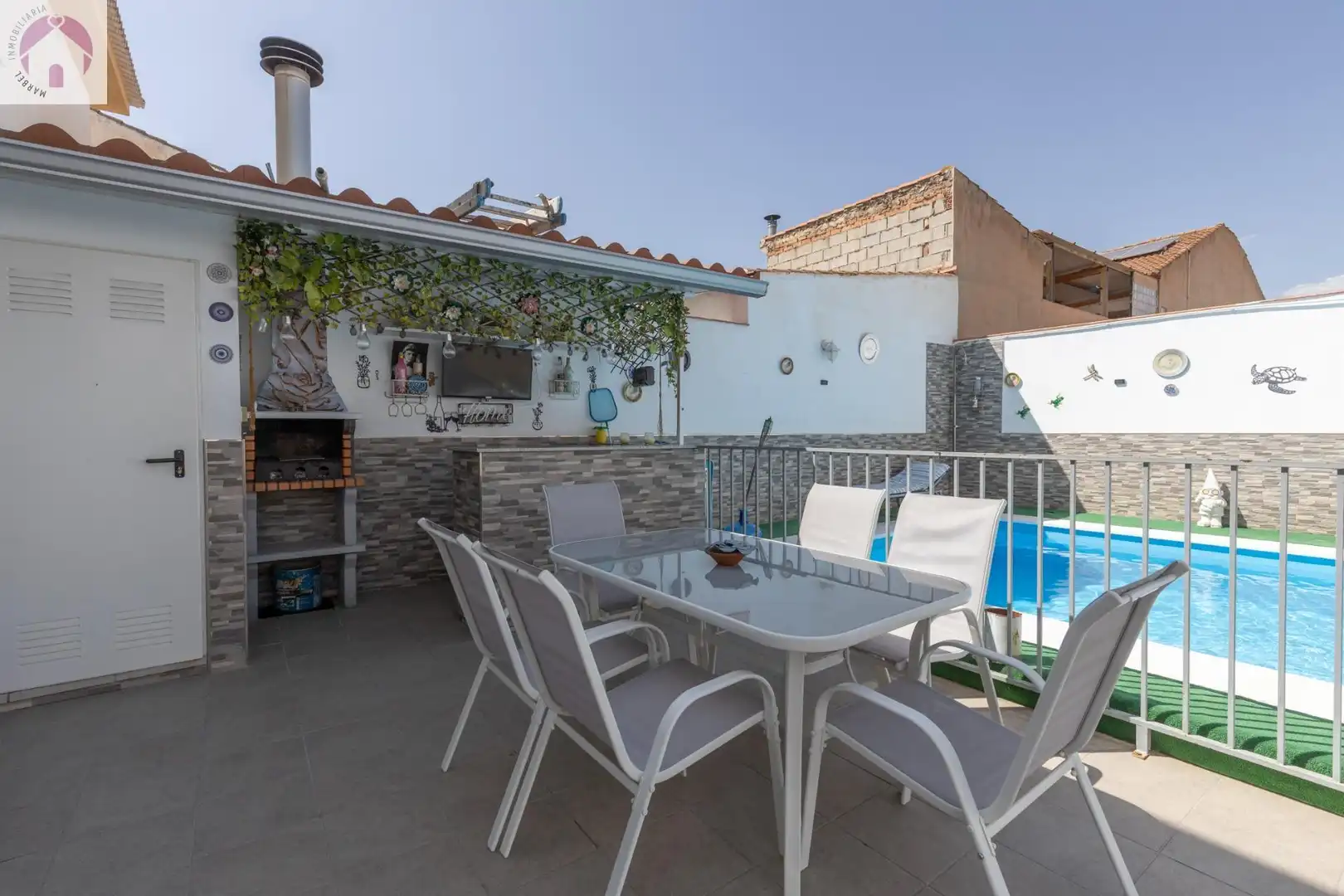 Terrassa de Casa o xalet en venda en Láchar amb Aire condicionat, Calefacció i Piscina