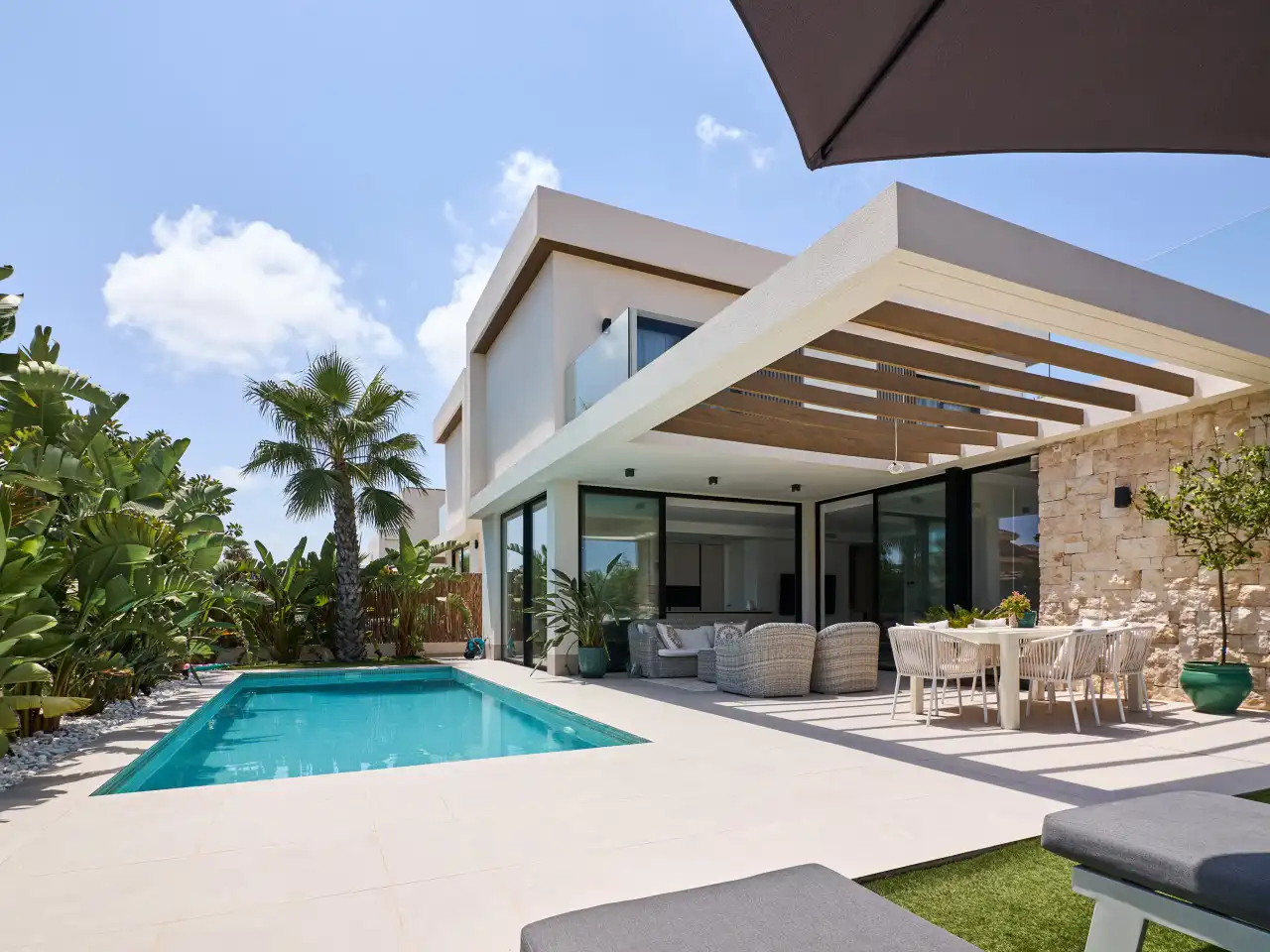 Terraza de Casa o chalet en venta en Orihuela con Aire acondicionado, Calefacción y Jardín privado