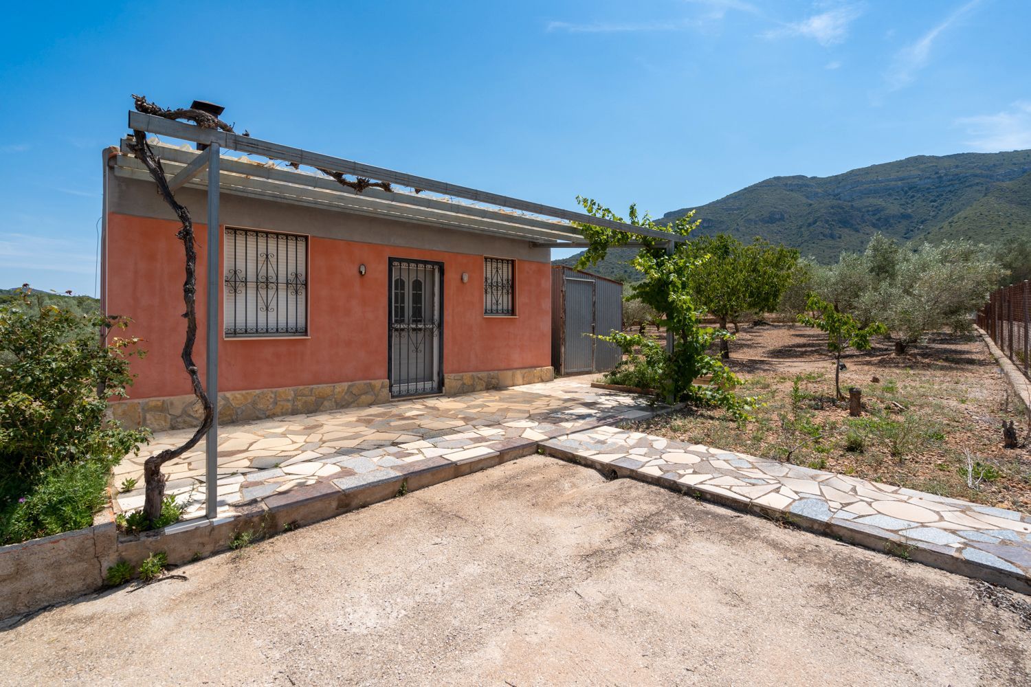 Vista exterior de Casa o xalet en venda en Freginals amb Traster i Moblat