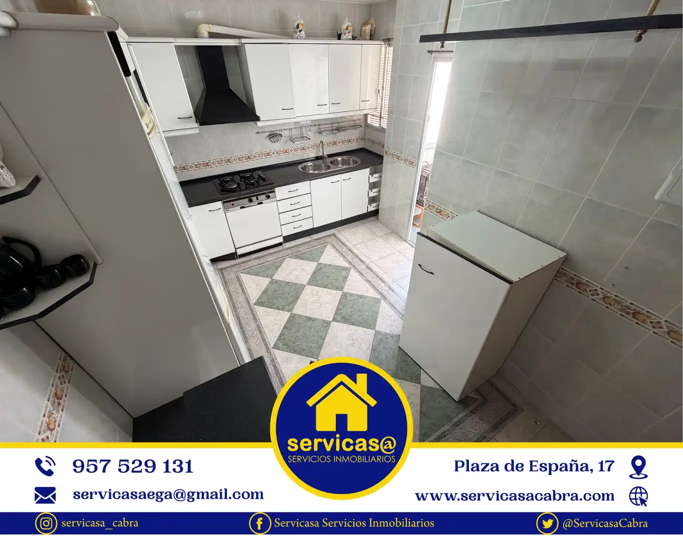 Kitchen of Flat for sale in Cabra  with Air Conditioner, Furnished and Balcony
