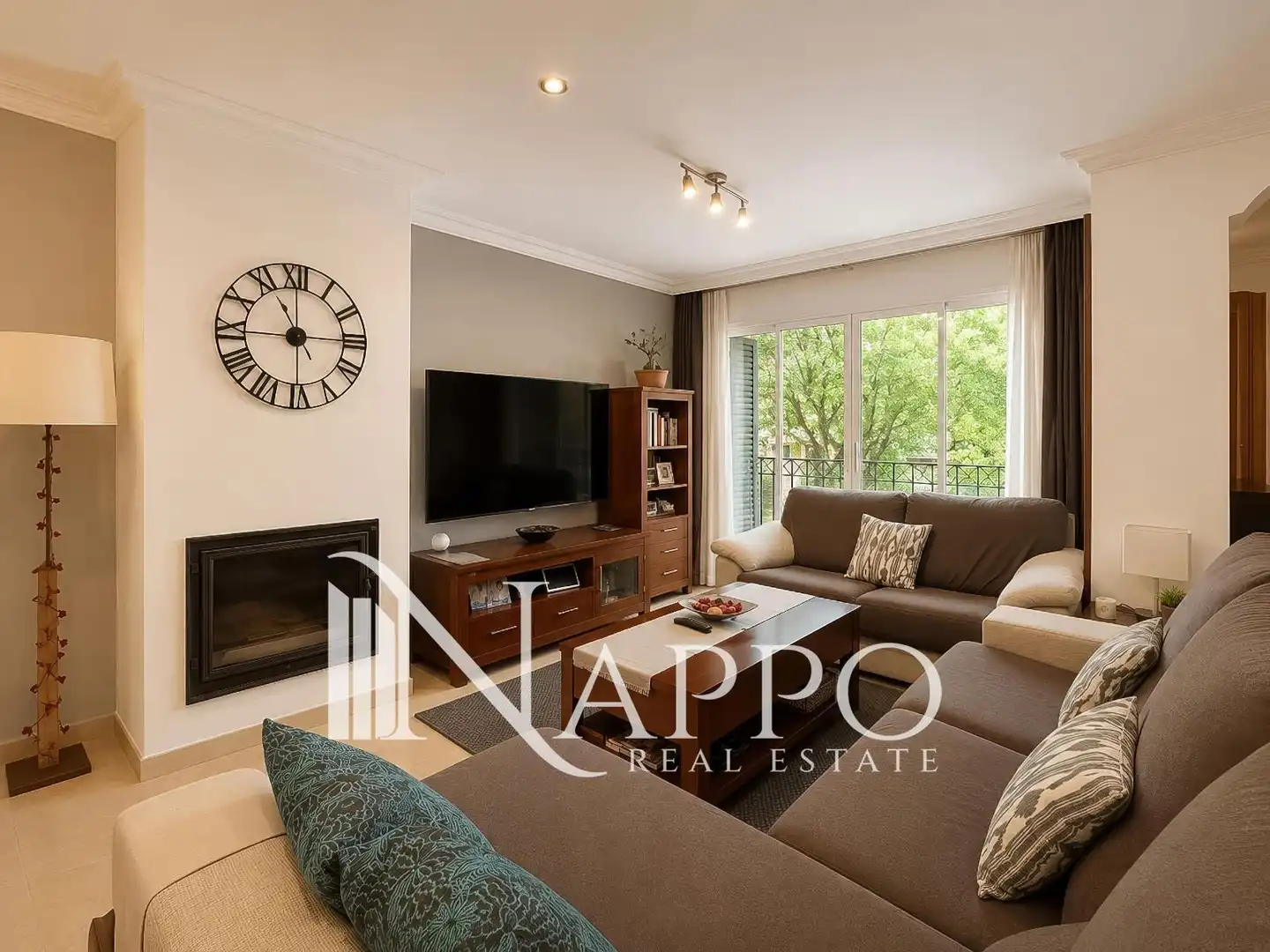 Sala de estar de Casa adosada en venta en  Palma de Mallorca con Aire acondicionado, Calefacción y Jardín privado