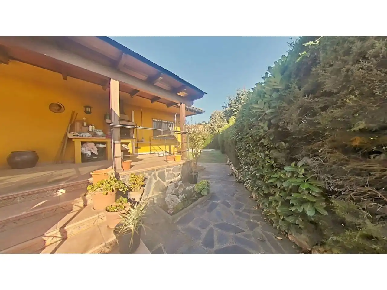 Vista exterior de Casa o xalet en venda en L'Ametlla del Vallès amb Calefacció, Terrassa i Piscina