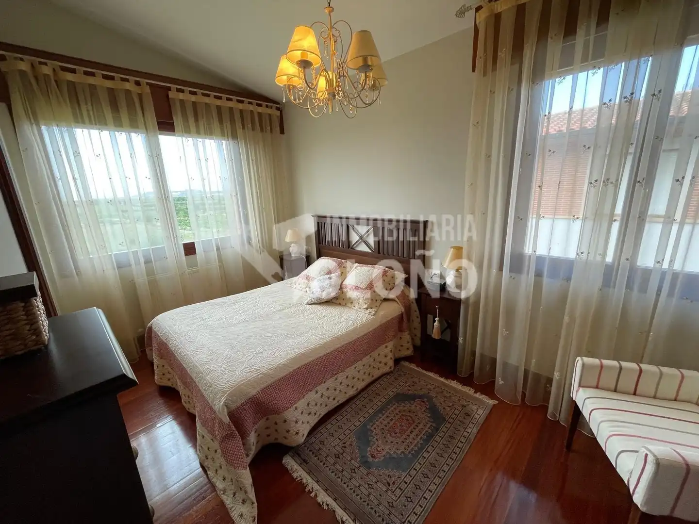 Bedroom of Houses for sale in Labastida / Bastida  with Heating, Private garden and Parquet flooring