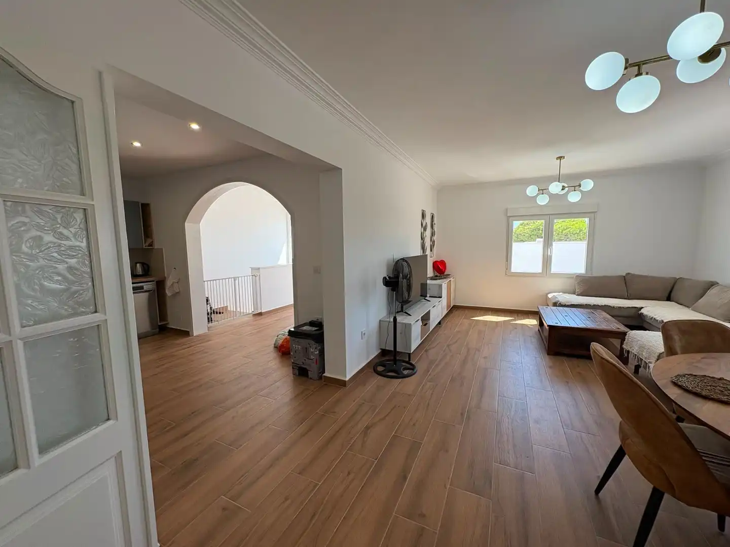 Sala de estar de Casa o chalet en venta en Mojácar con Aire acondicionado, Calefacción y Jardín privado