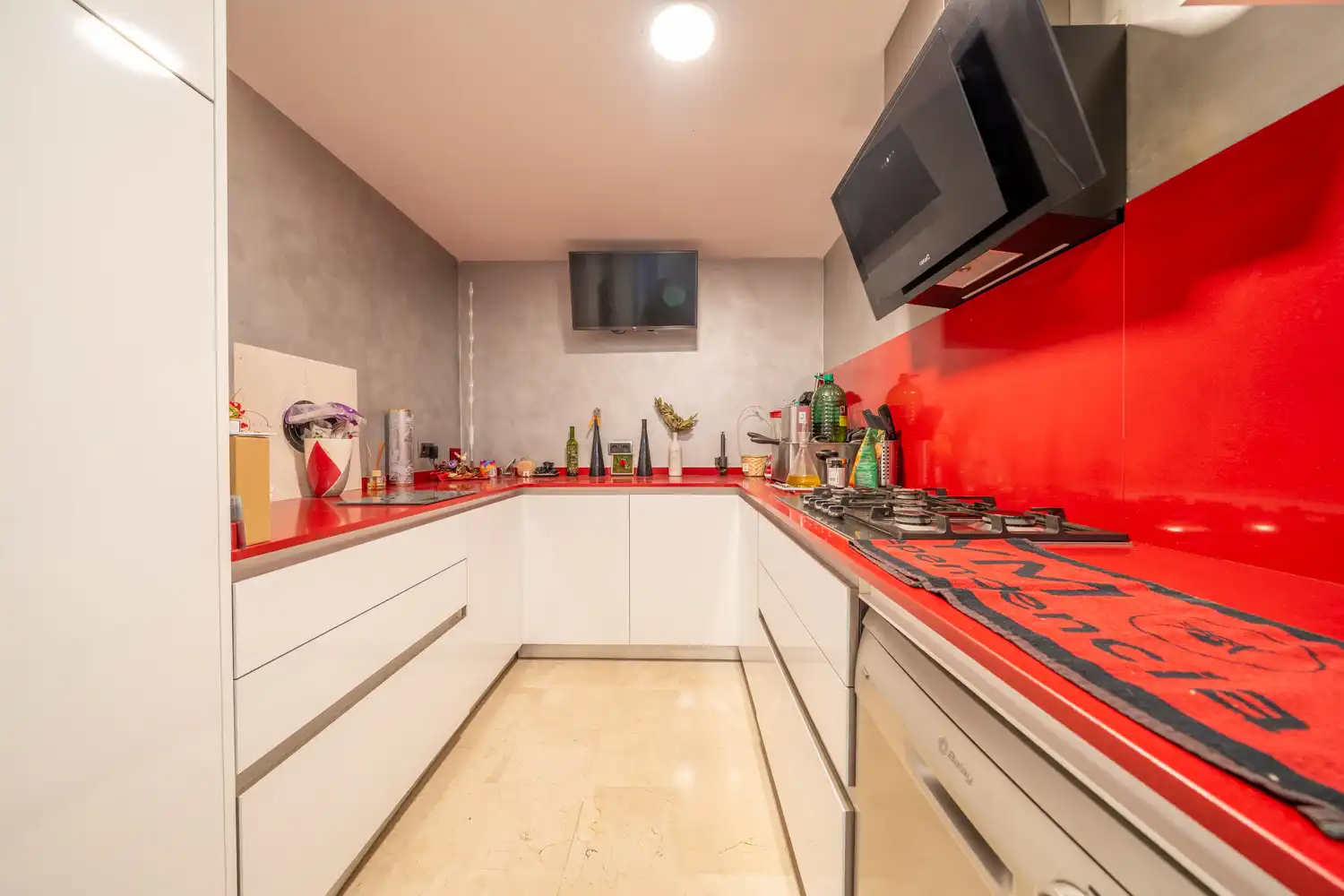 Cocina de Dúplex en venta en Badalona con Aire acondicionado, Calefacción y Terraza