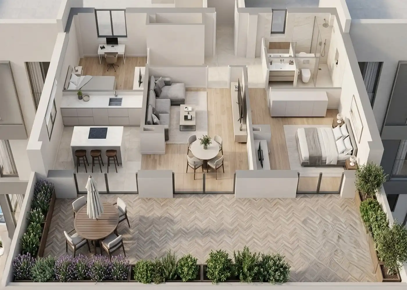 Ático en venta en Paseo de Colón, 40, Albolote