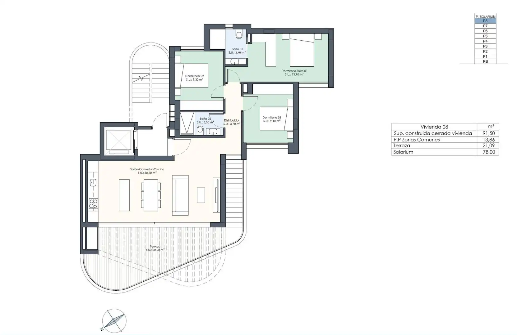 Penthouse mit Pool zum Verkauf in Puerto Deportivo, imagen 18