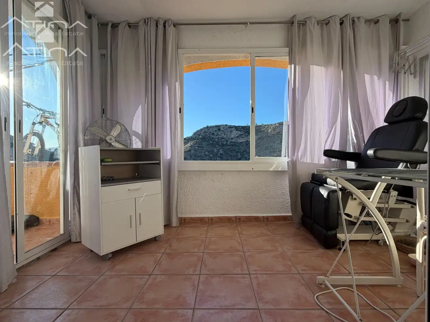 Dormitori de Apartament en venda en Benitachell / El Poble Nou de Benitatxell amb Aire condicionat, Jardí privat i Terrassa