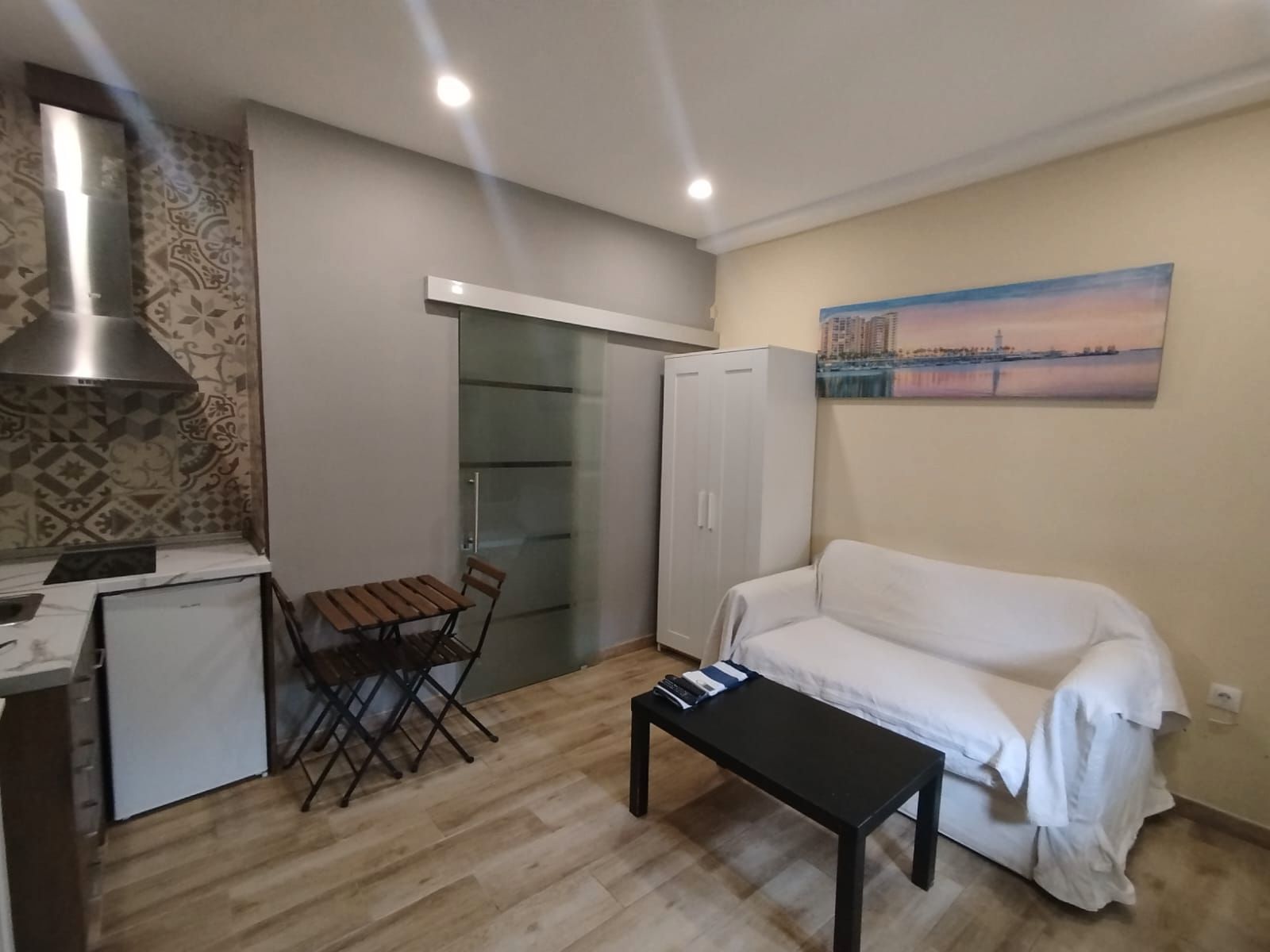 Living room of Apartment for sale in Málaga Capital  with Air Conditioner and Furnished