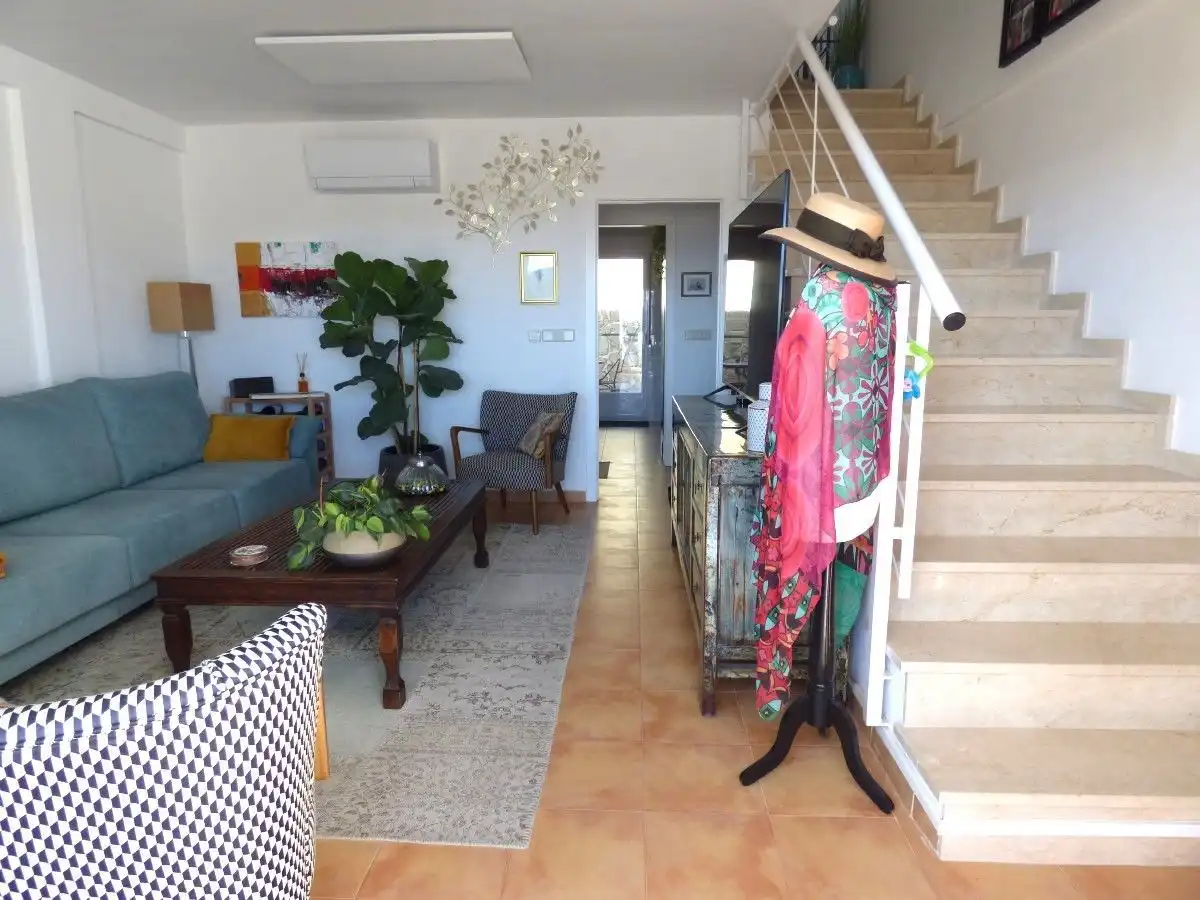 Living room of Detached homes for sale in Relleu  with Air Conditioner, Heating and Terrace