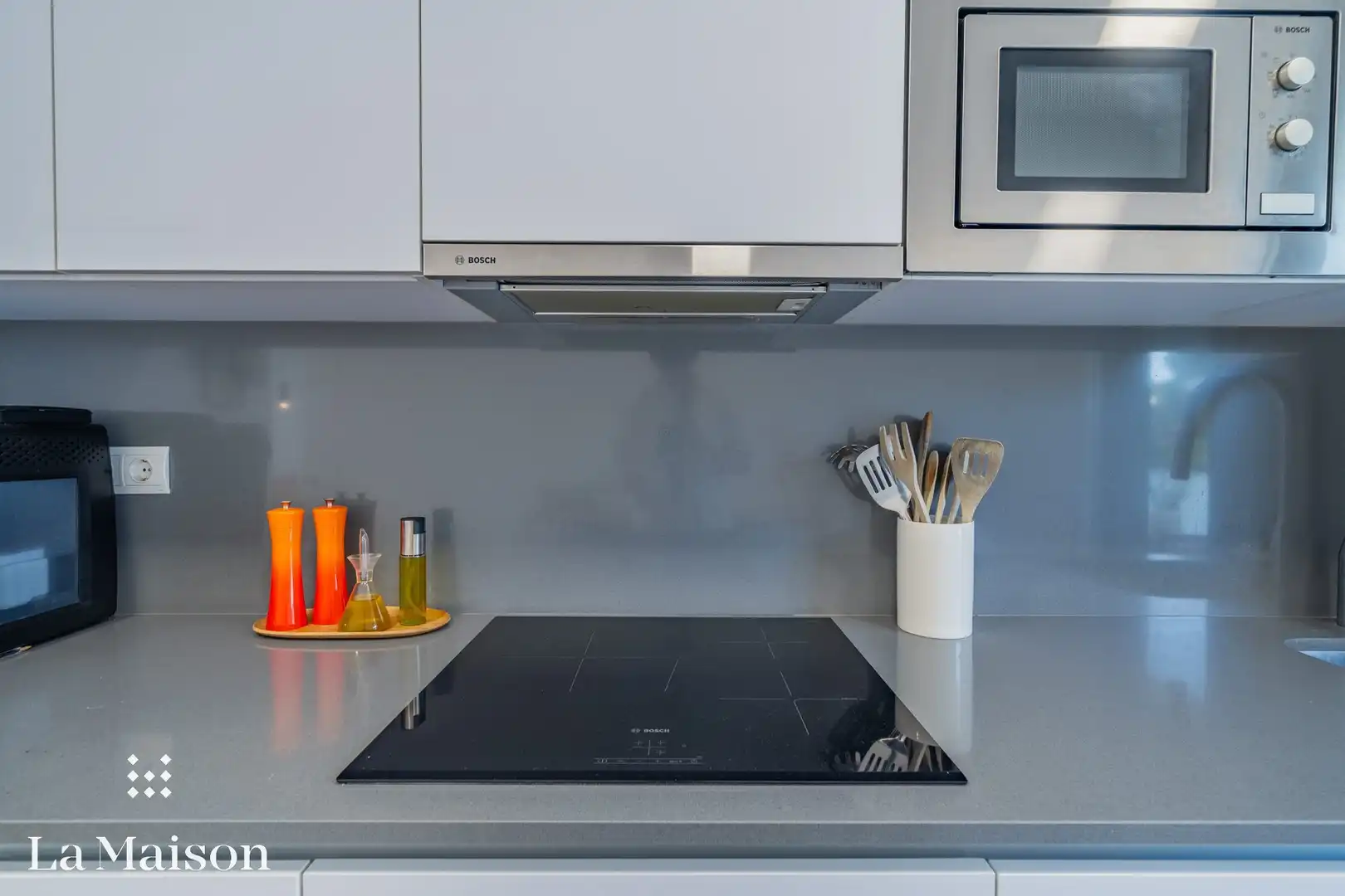 Küche von Wohnung zum Verkauf in Sant Andreu de Llavaneres mit Heizung, Abstellraum und Balkon