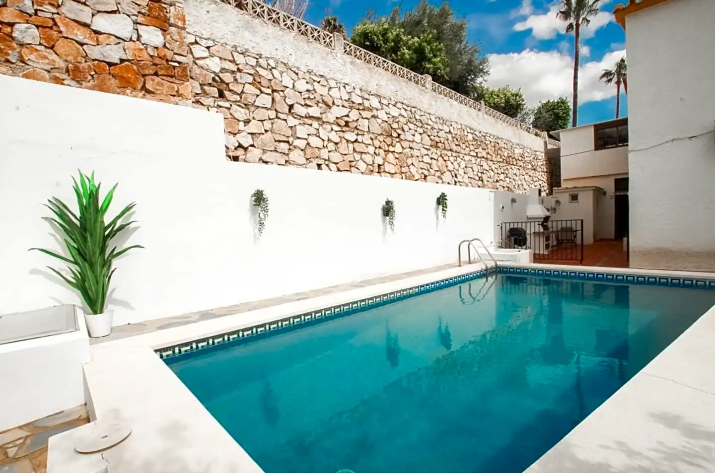 Piscina de Casa o chalet en venta en Benalmádena con Aire acondicionado, Jardín privado y Terraza