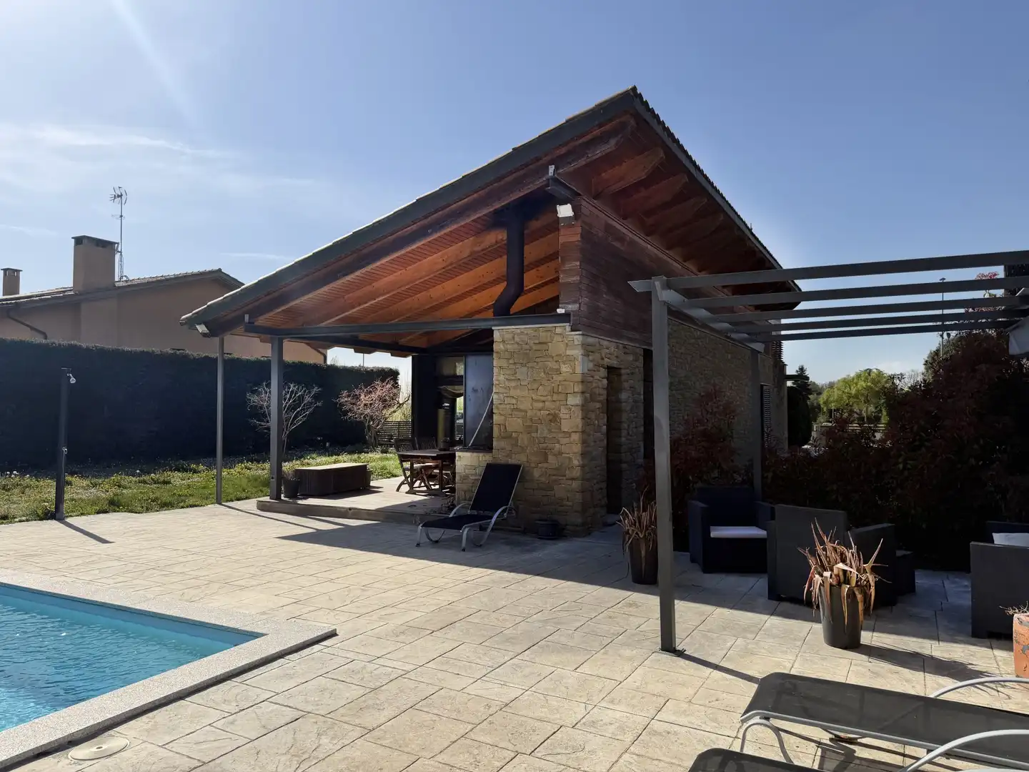 Terrace of Houses for sale in Sant Julià de Vilatorta  with Heating, Terrace and Storage room