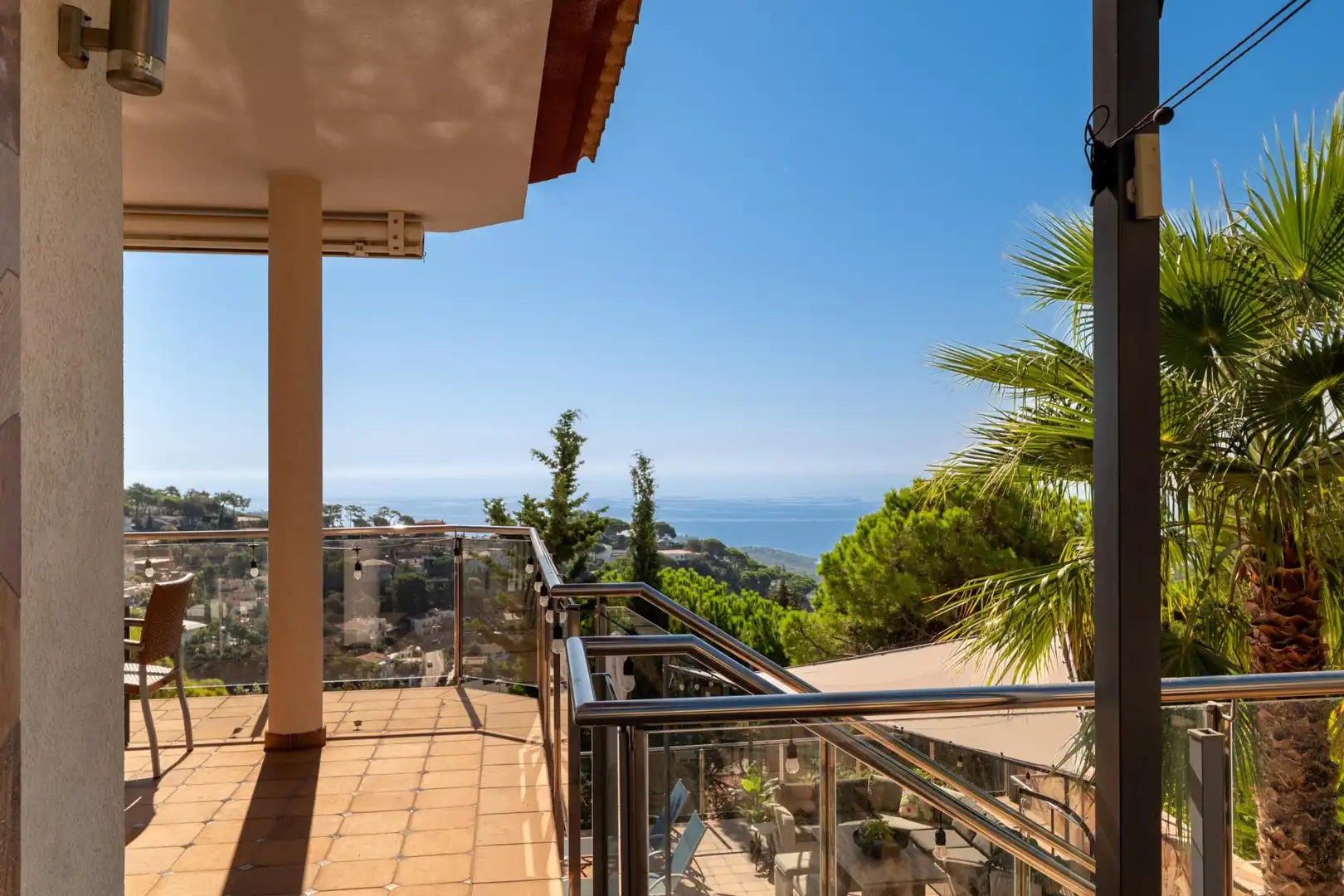 Terraza de Casa o chalet en venta en Lloret de Mar con Aire acondicionado, Calefacción y Jardín privado