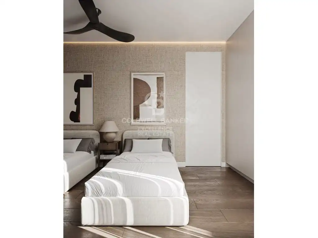 Schlafzimmer von Erdgeschoss zum Verkauf in Valencia mit Klimaanlage, Terrasse und Ofen