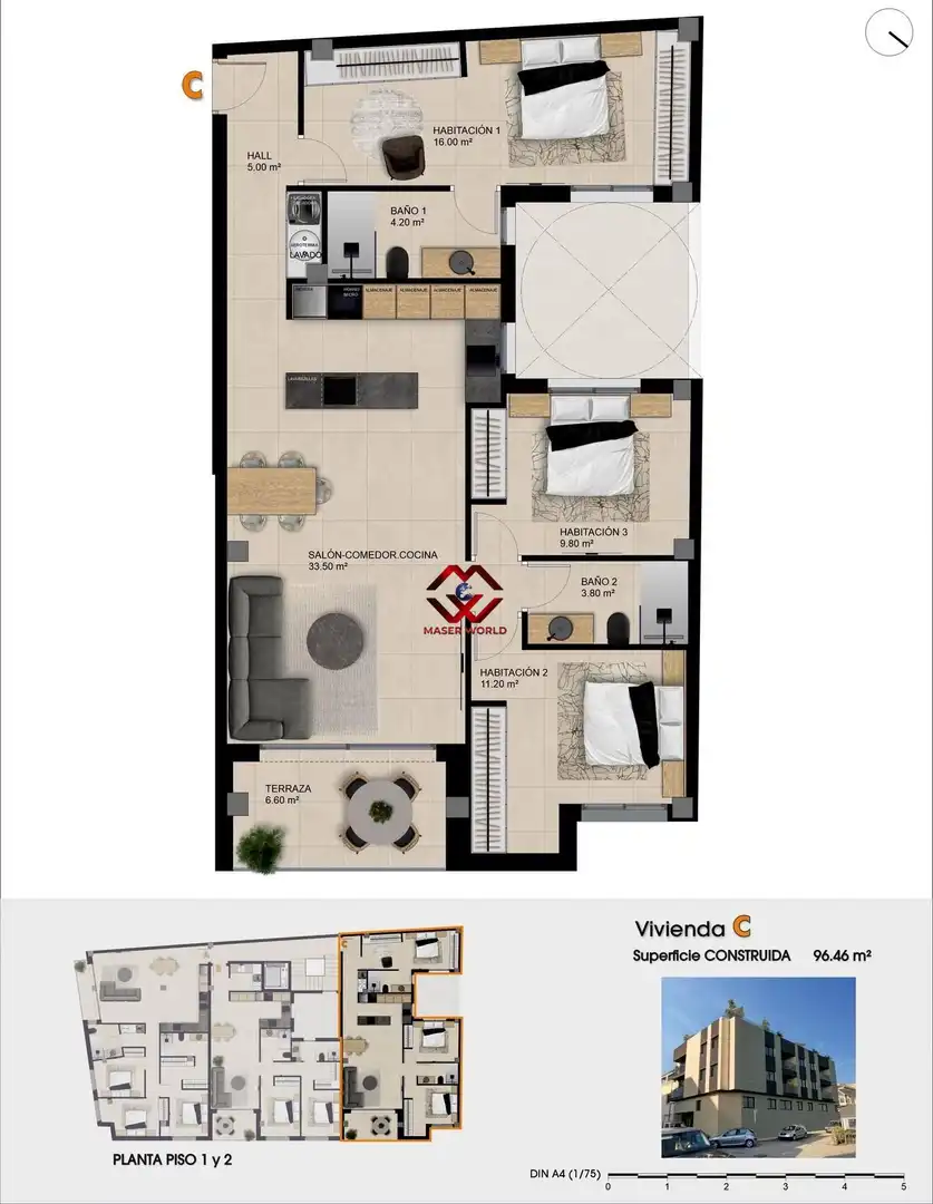 Mini appartamento con piscina in vendita a Catral, imagen 7