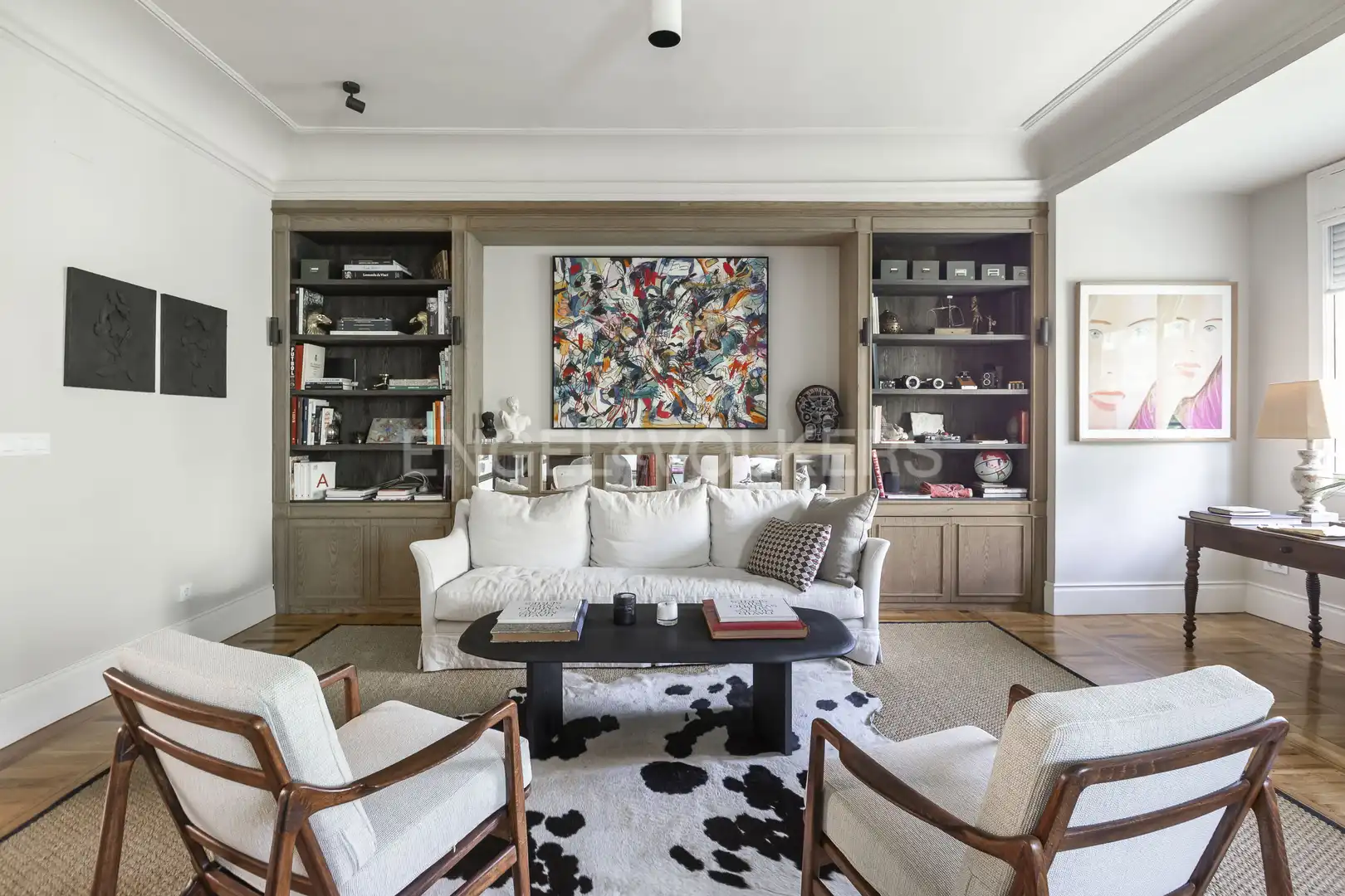 Sala de estar de Piso en venta en Madrid con Aire acondicionado, Calefacción y Parquet