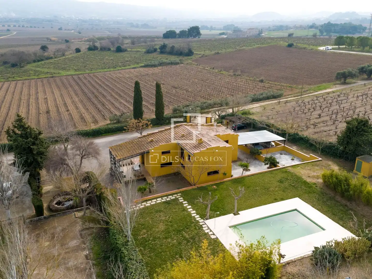 Vista exterior de Finca rústica en venta en Castellví de la Marca con Calefacción, Jardín privado y Terraza