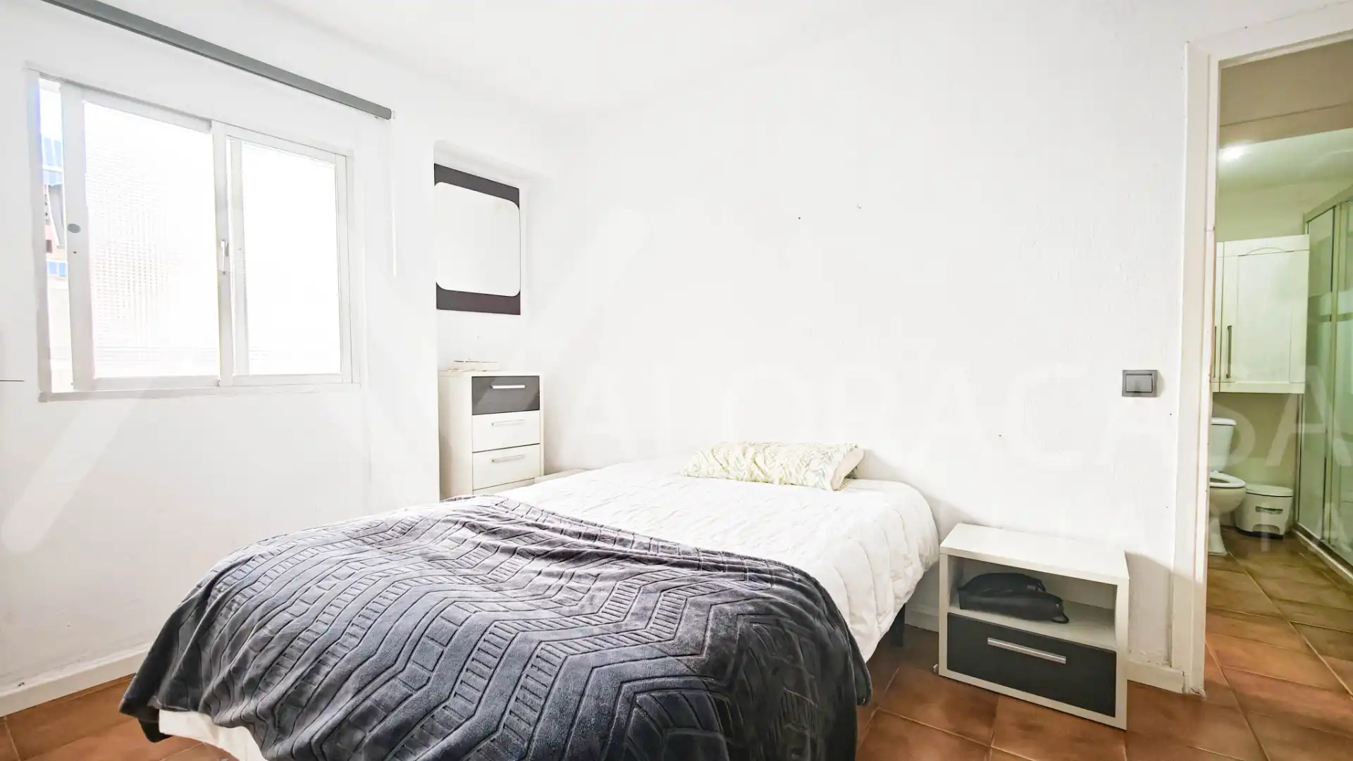 Bedroom of Flat for sale in Málaga