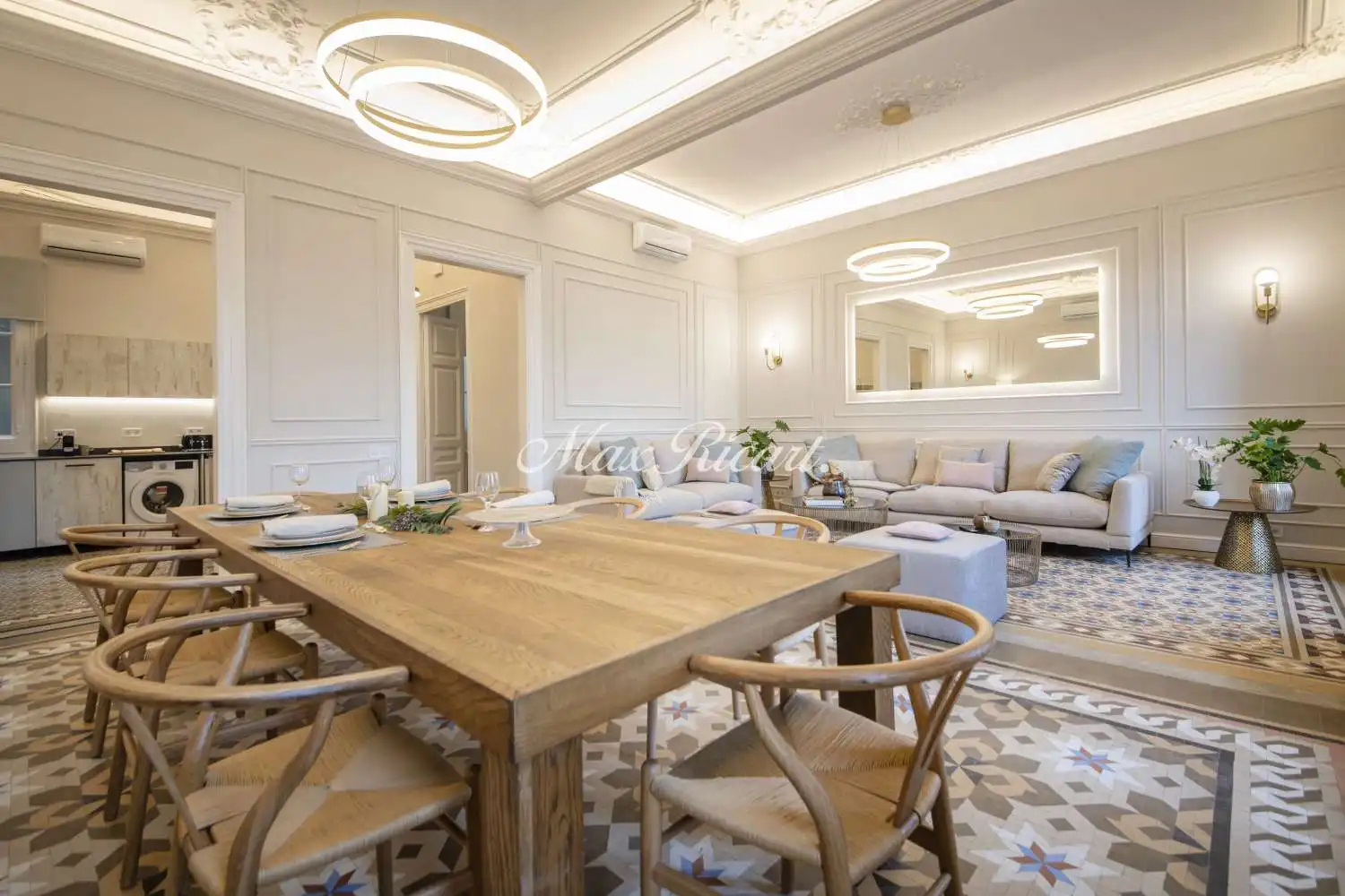 Esszimmer von Wohnung zur Miete in Barcelona mit Klimaanlage, Heizung und Abstellraum