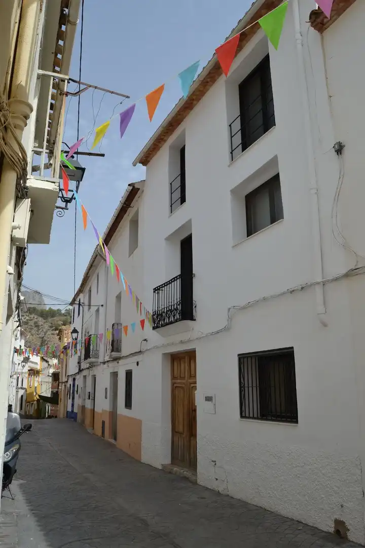 Exterior view of Houses for sale in Bolulla  with Air Conditioner, Heating and Private garden