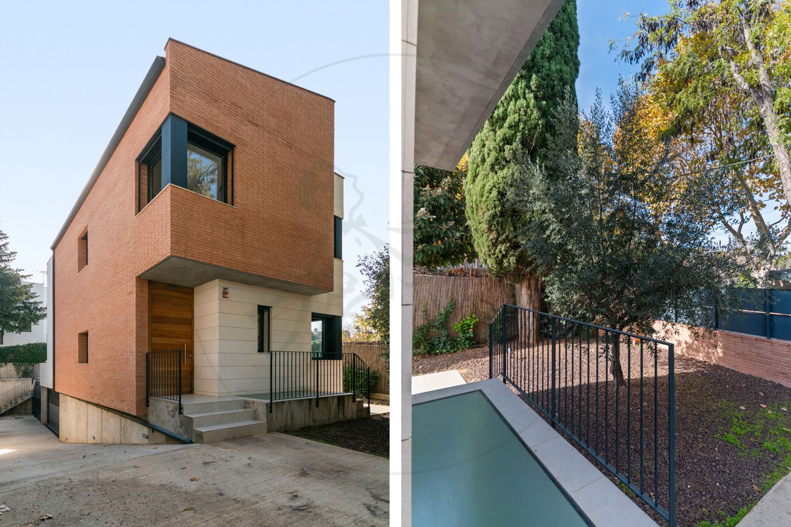 Vista exterior de Casa o xalet de lloguer en Sant Cugat del Vallès amb Calefacció, Jardí privat i Parquet