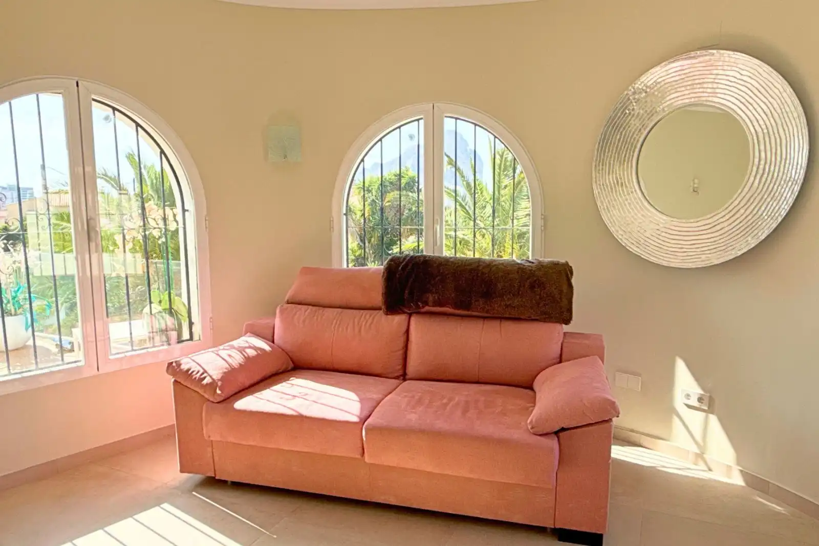Sala de estar de Casa o chalet de alquiler en Calpe / Calp con Aire acondicionado, Calefacción y Terraza
