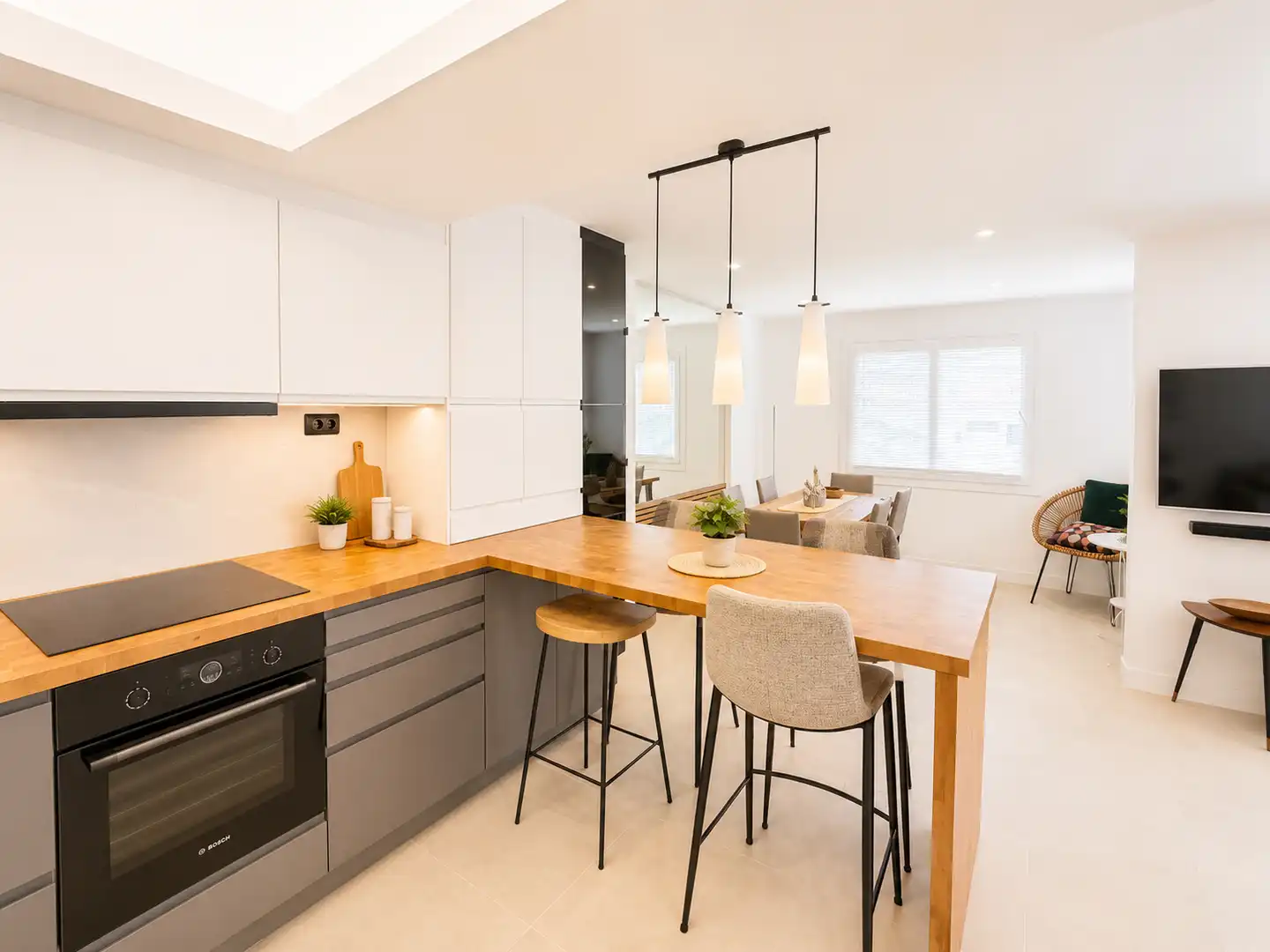 Cocina de Piso en venta en Benalmádena con Aire acondicionado, Terraza y Amueblado