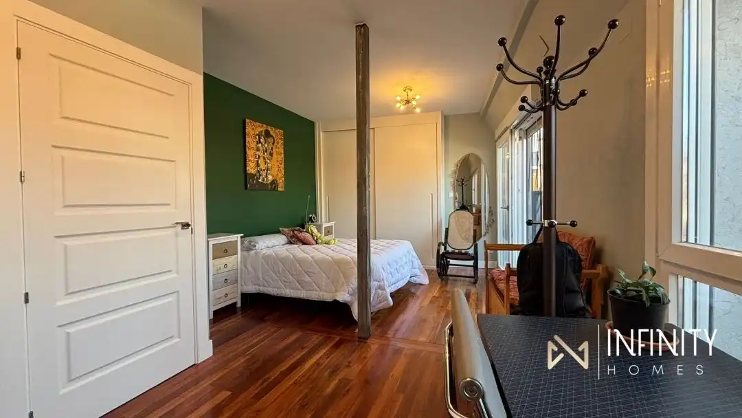Bedroom of Flat for rent in Bilbao   with Heating and Terrace