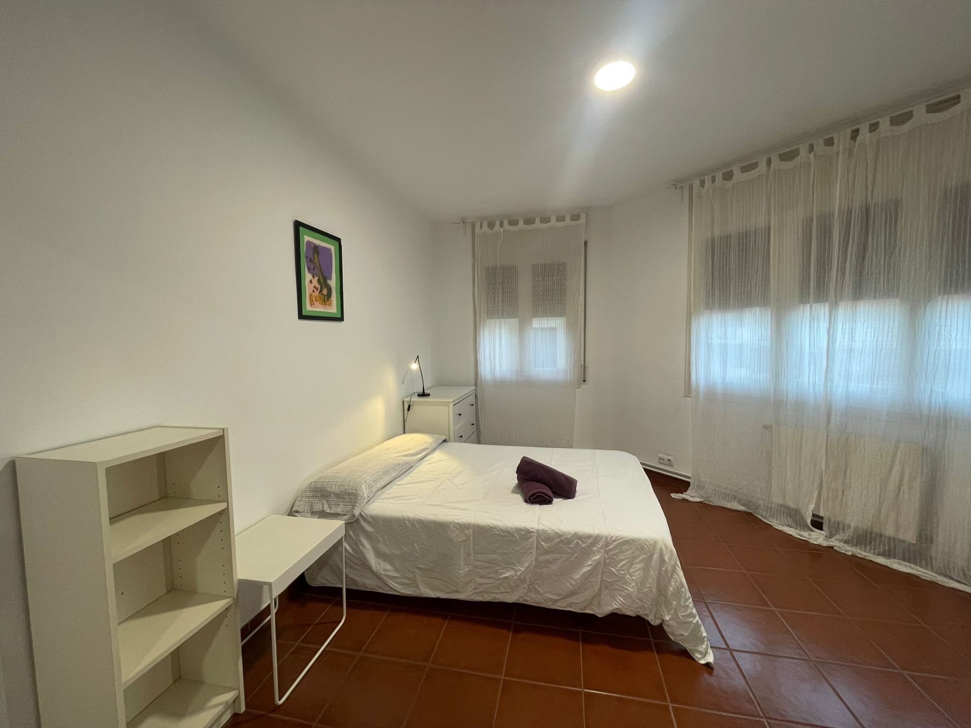 Bedroom of Flat to rent in  Barcelona Capital  with Heating and Furnished