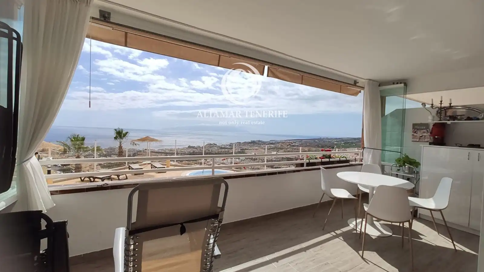 Apartamento con piscina en venta en torviscas alto