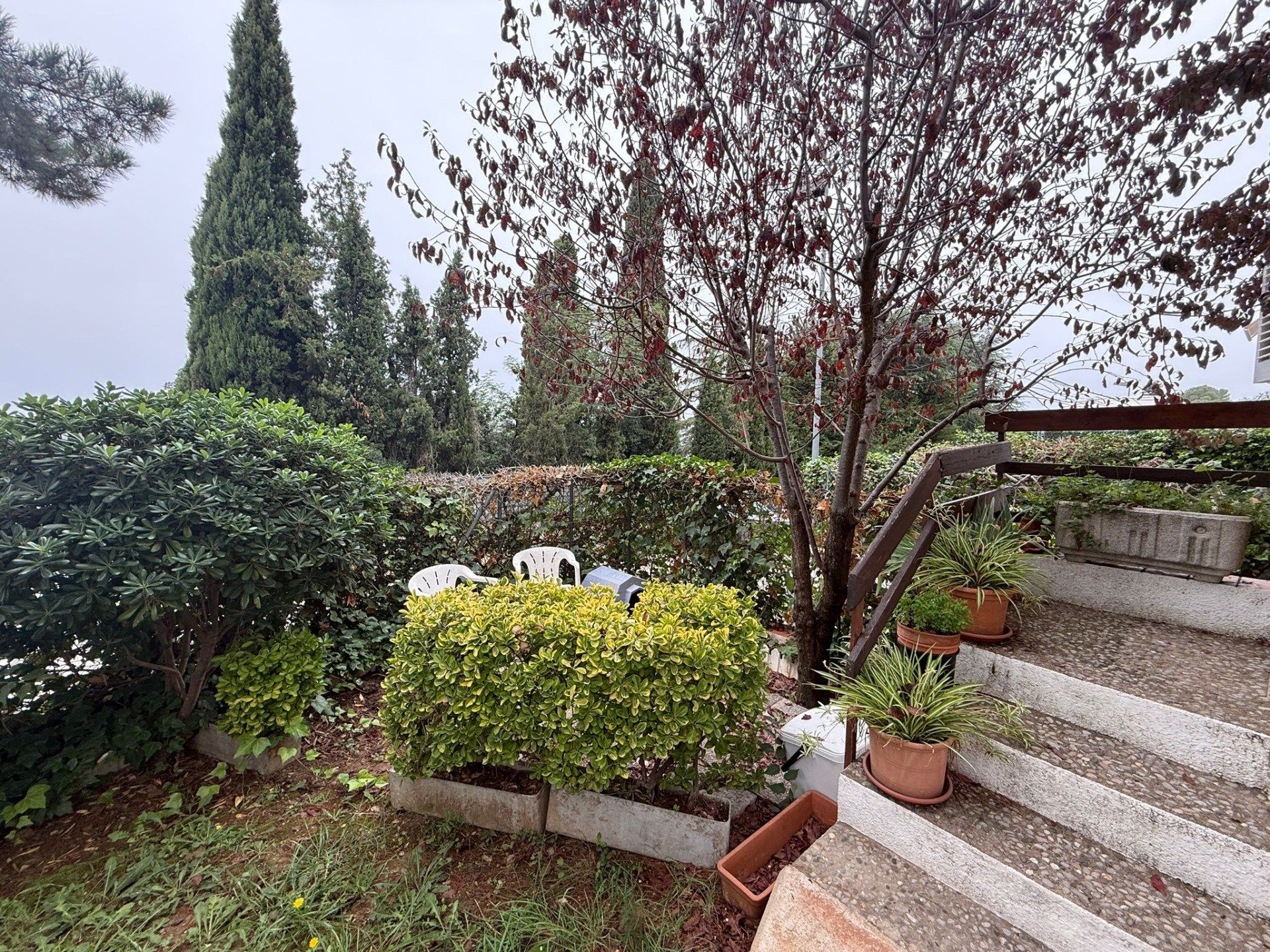 Jardí de Casa adosada en venda en Girona Capital amb Calefacció