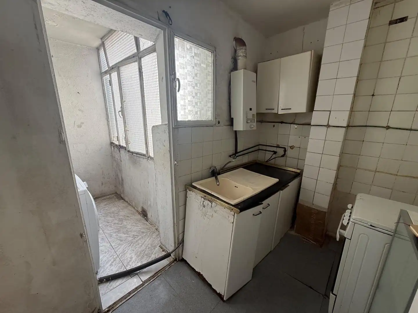 Cocina de Apartamento en venta en Madrid