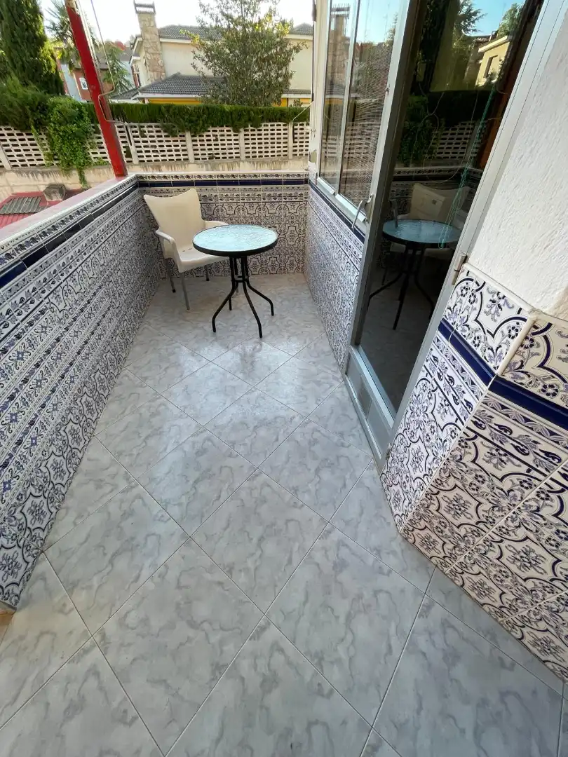 Terraza de Piso de alquiler en Guadalajara con Calefacción, Parquet y Terraza