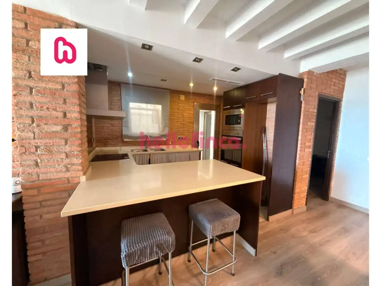 Kitchen of Flat for sale in Vilanova i la Geltrú  with Air Conditioner, Heating and Private garden