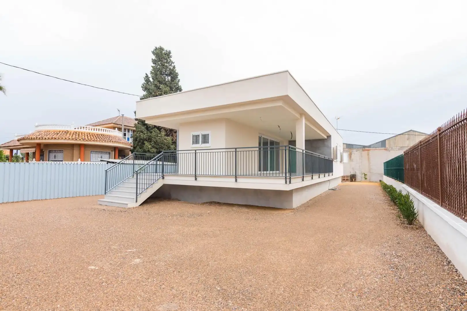 Vista exterior de Casa o xalet en venda en  Murcia Capital amb Aire condicionat, Jardí privat i Terrassa